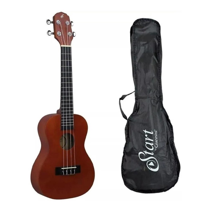 Ukulele Giannini Concerto Uks23ns + 3 Palhetas em Oferta na Shopee