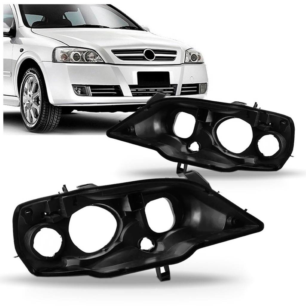 Par Carcaça Farol Astra 2003 2004 2005 2006 2007 2008 2009 2010 2011 2012 em Oferta na Shopee