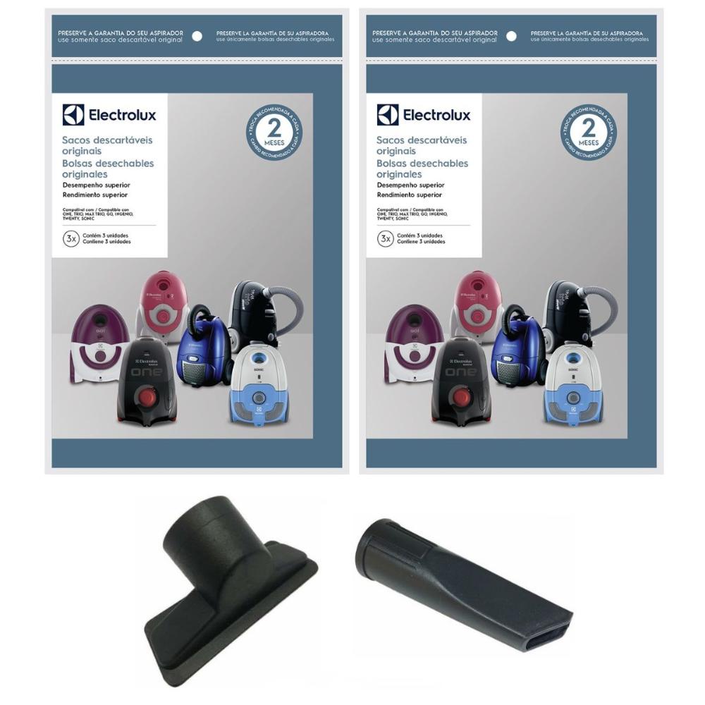 6 Sacos, Fresta e Tecido P/ Asp One Electrolux