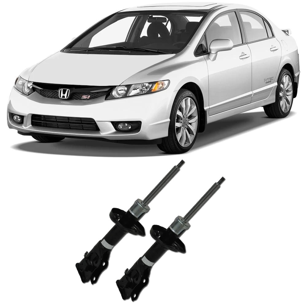 Par Amortecedor Honda New Civic Dianteiro 2006 Até 2011