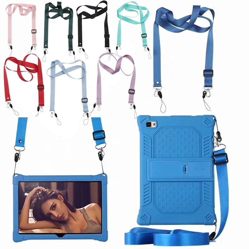 Moda 145x2.5 Centímetros Ajustável Gancho Chave Cordão Para Tablet Ou Caixa Do Telefone Móvel Colorido Colar De Nylon Cadeia Correia De Pescoço Corda Cinto Cordas