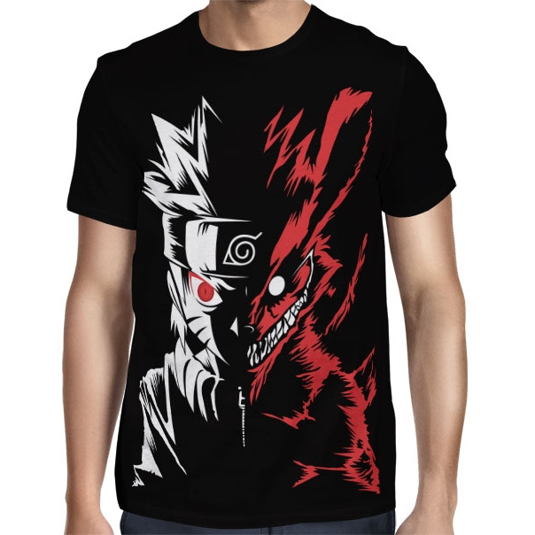 Camisa Naruto - Naruto Modo Kyuubi