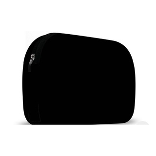 Necessaire Feminina Para Maquiagem Em Neoprene Preta