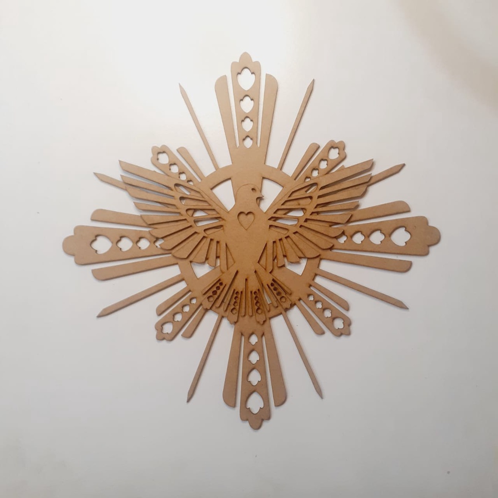 Divino Espírito Santo 40cmx40cm mdf cru 3mm