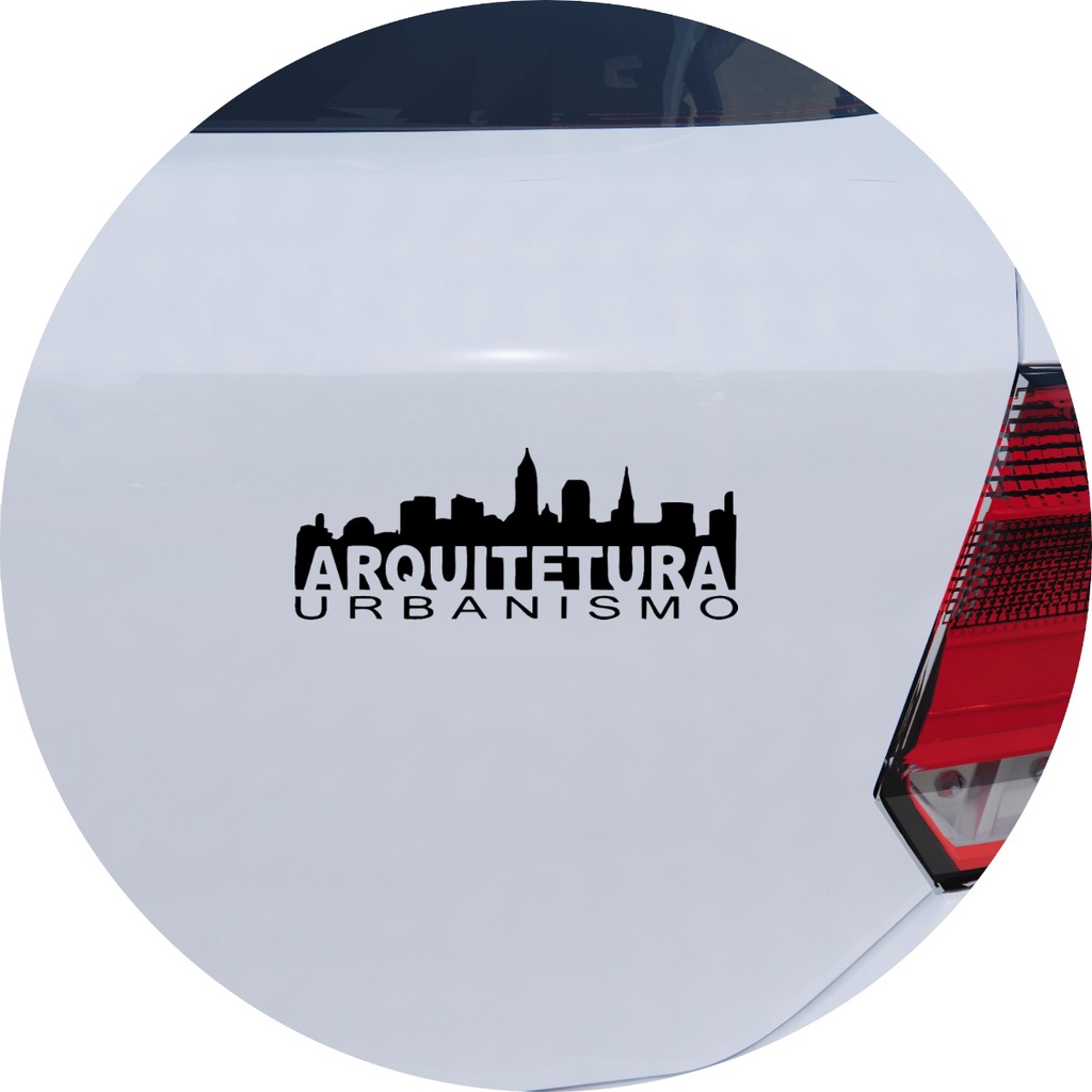 Adesivo de Carro Arquitetura e Urbanismo