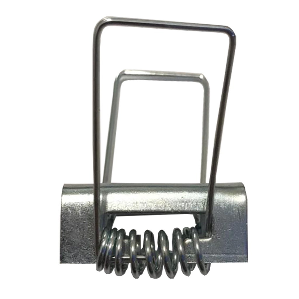 Presilha de Mola para Fixar Perfil de Led em Gesso - Kit 14 Unidades (cod: megan)