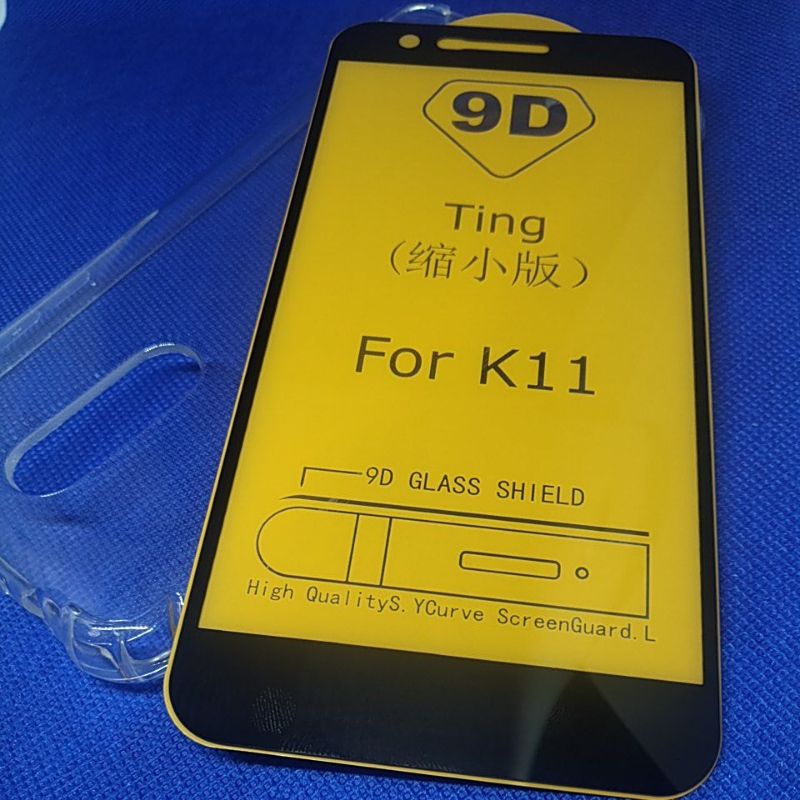 Kit 2 em 1 - LG K11 / K11 Plus (K11+) / K10 2018 - Capa Transparente + Película de Vidro 3D
