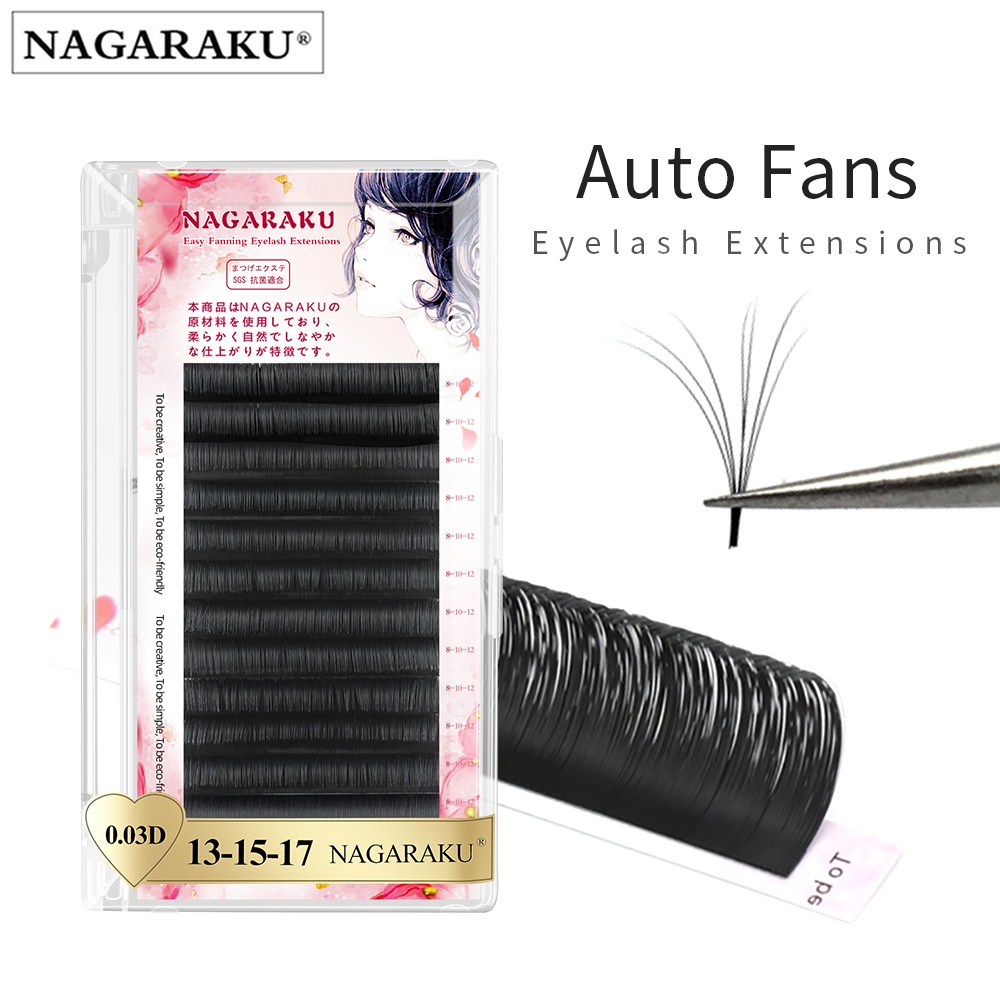 NAGARAKU Extensões De Cílios bloom Com Efeito De volume/Postiços/Fácil De Opeação 1 Segunda Floreação em Oferta na Shopee