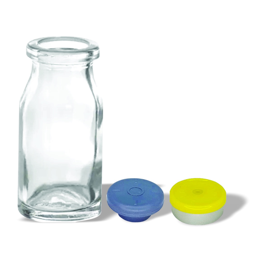 10 Frasco(vazio) Penicilina 6ml C/borracha E Selo Flip Off