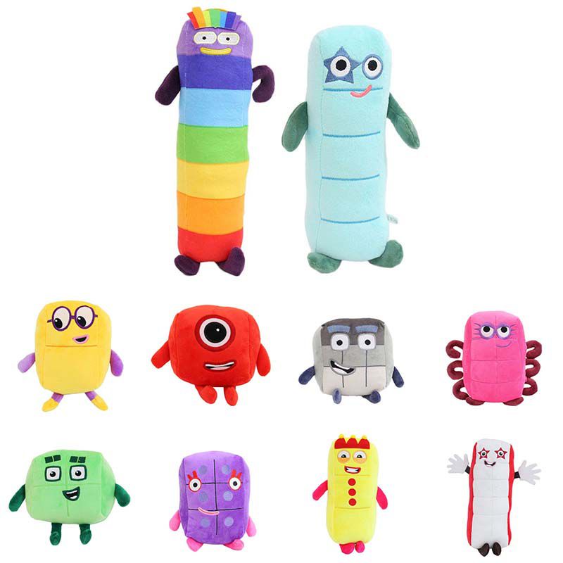 Numberblocks Stuffed Plush Toys Number Stuffed Dolls Movie Tv Series