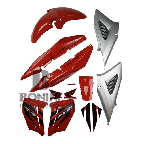 Kit Carenagem Cbx Twister 2008 Vermelha