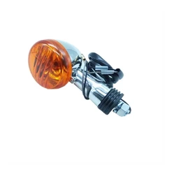 Pisca Seta Traseiro Custom - Intruder 125 Cromado Laranja