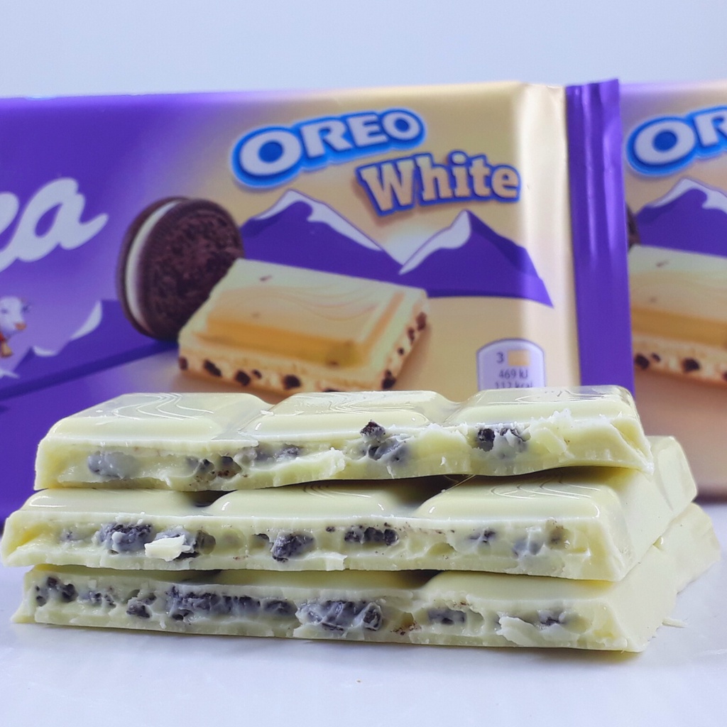Chocolate Milka Oreo White - Chocolate branco com oreo - Importado 100g - Embalado em caixa de isopor, veja as avaliações da loja.