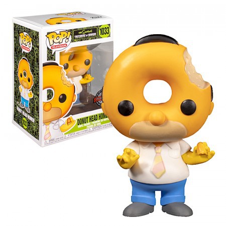 Funko Pop ! Télévision Les Simpsons Cabane Dans L'arbre De L'horreur Donut Head Homer Hot Topic Exclusive Figurine #1033 de la Collection - FR