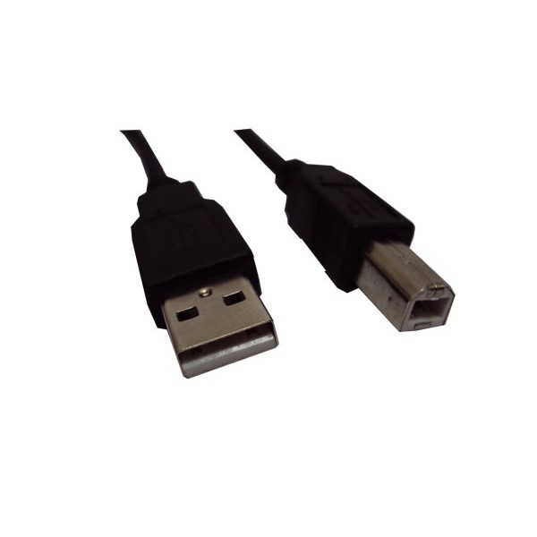 Cabo USB A/B 2.0 uso na Impressora Multifuncional HP CANON EPSON LEXMARK