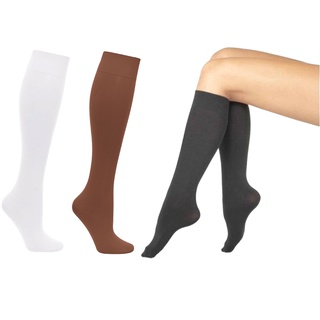 2 Pares Meias 3/4 Loba Lupo 5550-001 Fio 40 Poliamida Opaca ML