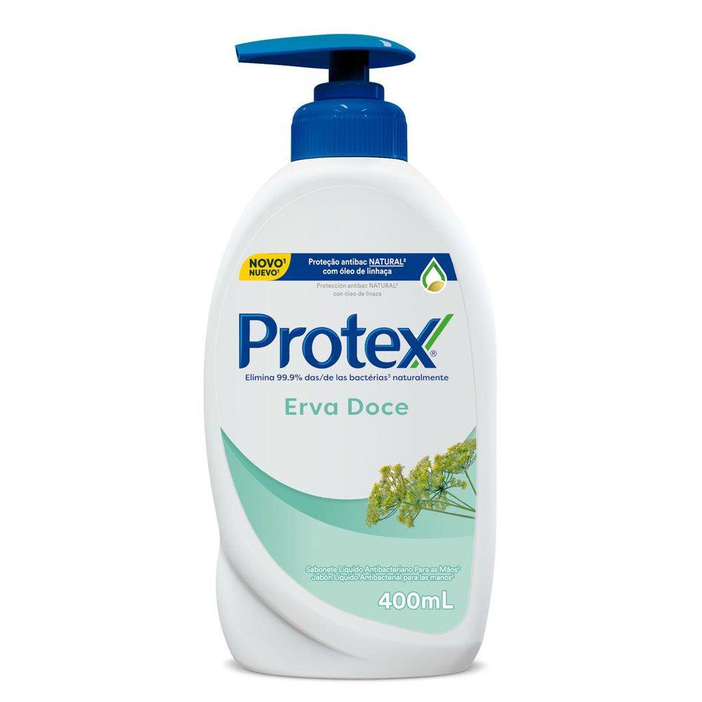 Sabonete Líquido Antibacteriano Protex Erva Doce 400ml - Beauty