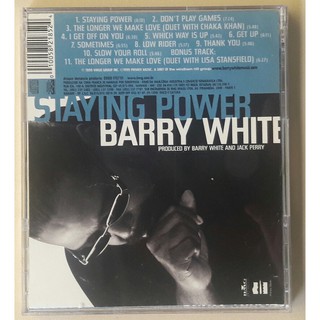 Cd Barry White Staying Power 1999 Nacional | Shopee Brasil