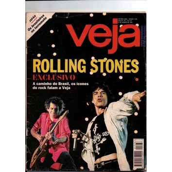 Revista Veja Rolling Stones Exclusivo A Caminho Do Brasil...