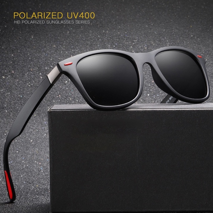 Óculos de Sol Masculino Inspire RB Blazed Wayfared Preto Protecao Uv400 r11  promo Top