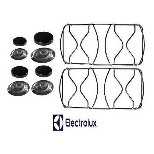 Kit Grelha Bacia Espalhador Peça Fogão Electrolux 50sb 50sbc