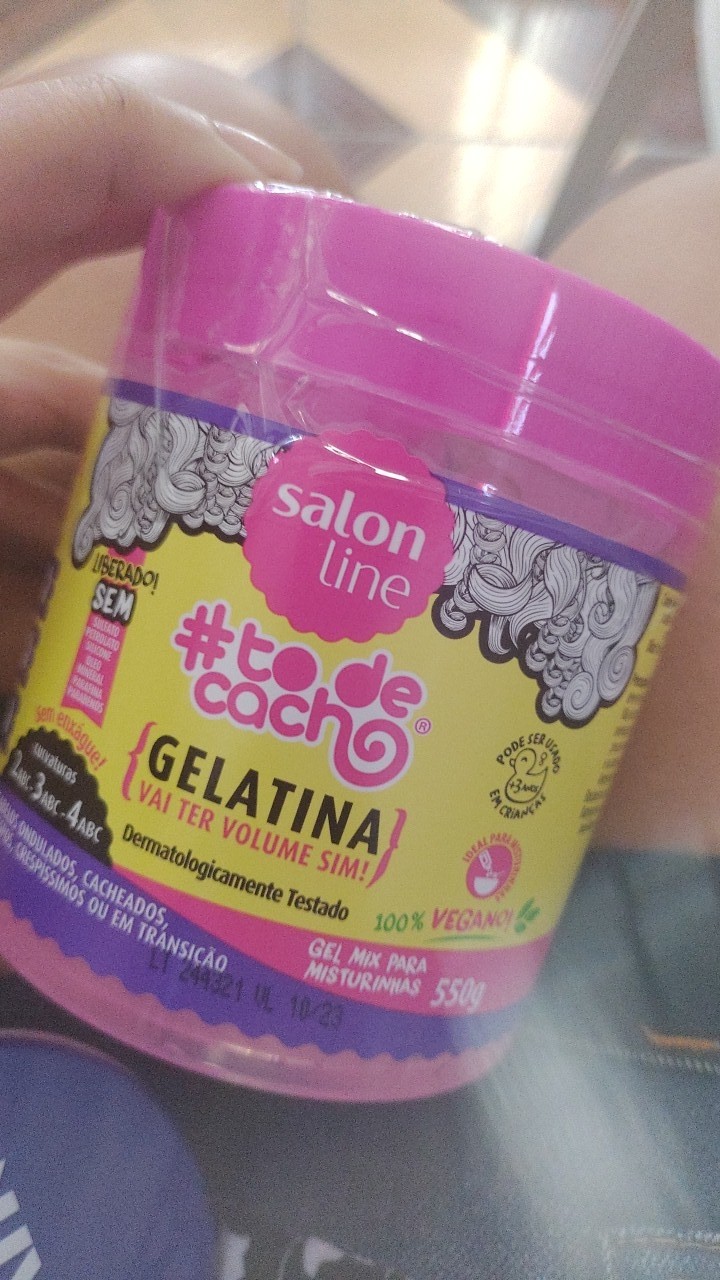 Gelatina Vai Ter Volume Sim Todecacho Salon Line 550g Shopee Brasil