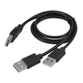 Cabo Y Usb 2.0 - 1 Usb A Macho 2 Usb A Macho - 80 Cm