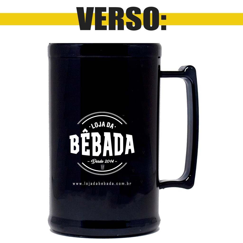 Caneca De Chopp De Acrilico Rumo Na Vida Shopee Brasil