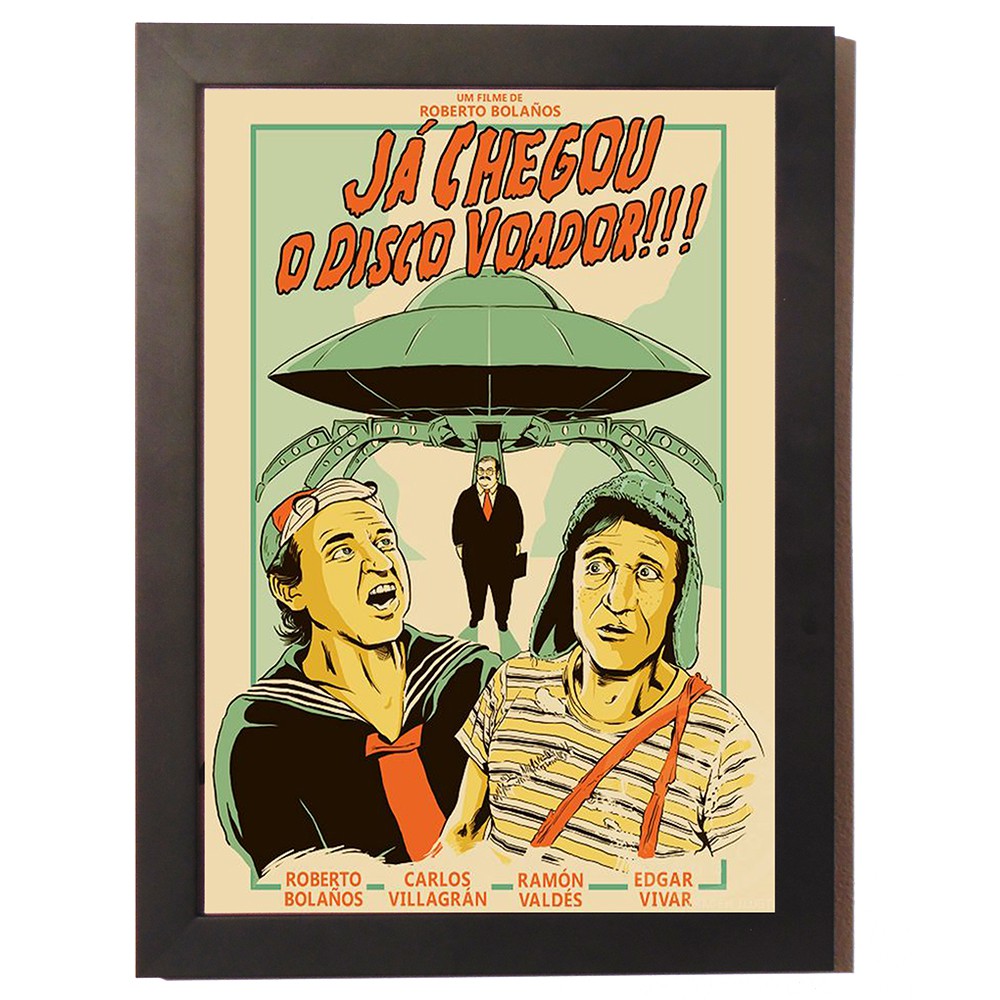 Chaves Chapolin Quadro Poster C.moldura Geek