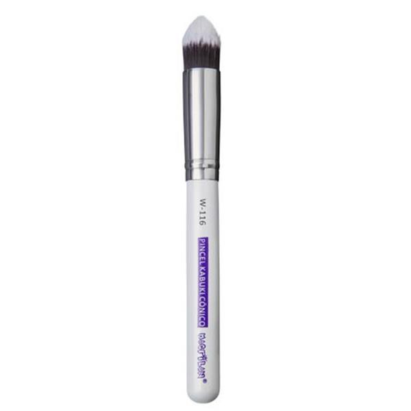Pincel W116 profissional Kabuki Conico - Macrilan- Maquiagem- Pele. VENDA POR UNIDADE!