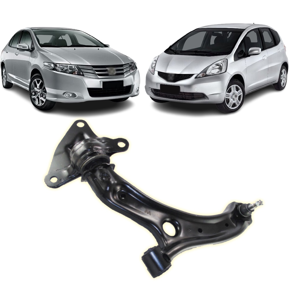 Bandeja Balança Suspensão Inferior Com bucha E Pivo Honda Fit / City 2008 2009 2010 2011 2012 2013 2014 LADO ESQUERDO