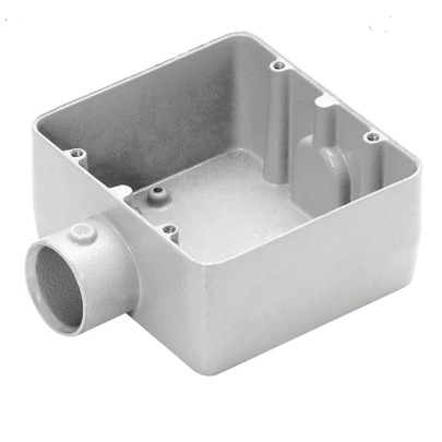 Condulete Duplo ED Alumínio  s/ Rosca s/ Tampa - Wetzel (4pçs)