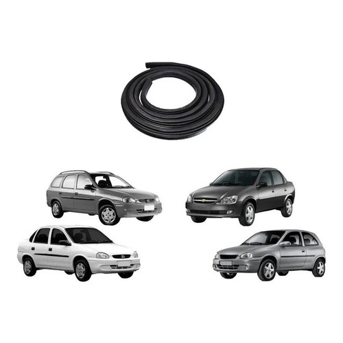 Borracha de Porta Malas Gol 1996 a 2008 G2 G3 G4 Saveiro 1996 a 2008 Parati Santana Celta 2000 a 2015 Corsa Montana Prisma Mondeo Doblo Kwid 2017 a 2020