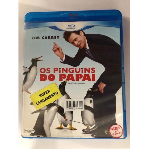 Os Pinguins Do Papai - Bluray usado