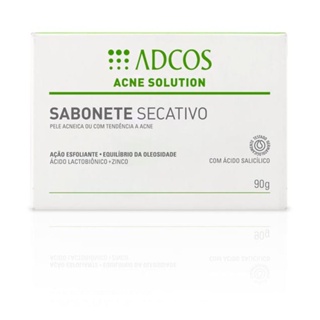Adcos Profissional Acne Solution Sabonete Secativo 90g em Oferta na Shopee