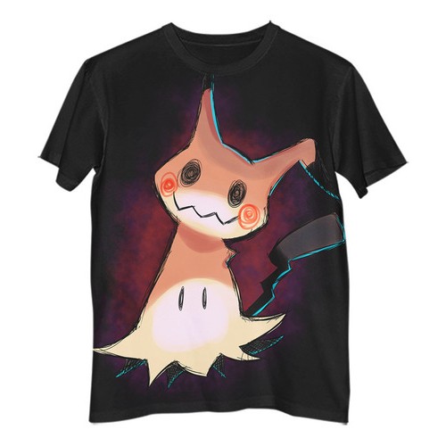 Br Camisa Camiseta Anime Pokémon Mimikyu Fantasma G0554