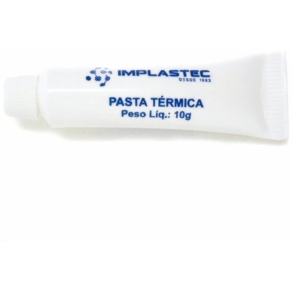 Pasta Térmica 10G de Silicone de alto peso molecular Branca - Bisnaga 10g = UTILIZADA EM sistemas de medição de temperatura