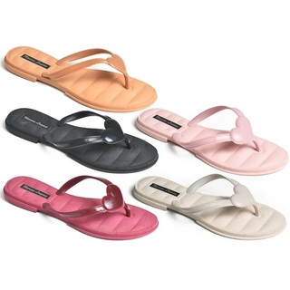 Kit 10 Pares Chinelo Sandália Rasteira Coração Atacado Revenda