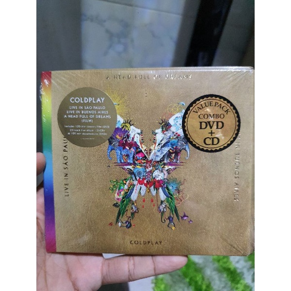 Dvd + Cd Coldplay A Head Full Of Dreams Live In São Paulo Live In Buenos Aires Lacrado