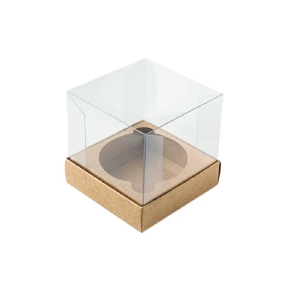 Caixa Mini Bolo M 7x7x7cm Kraft 10un - Assk Rizzo