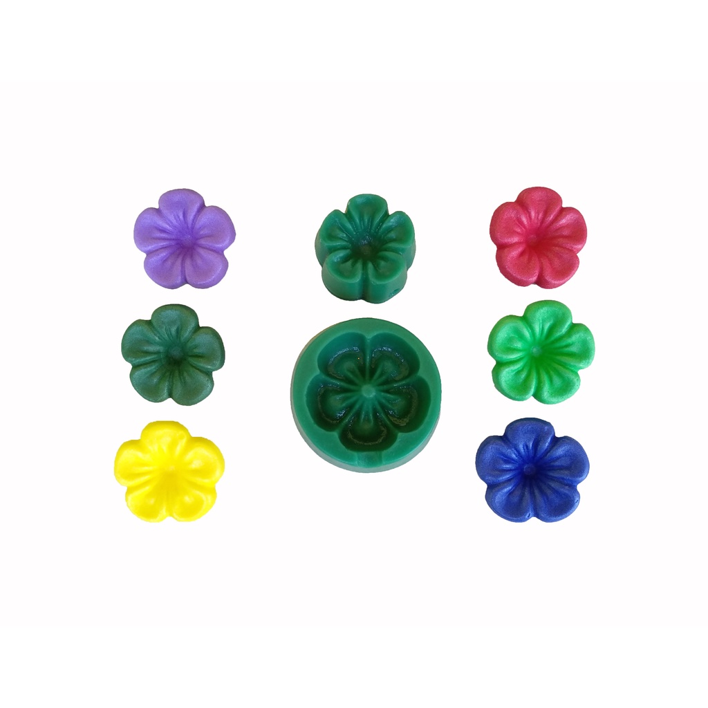 Frisador Modelador P/ EVA Flor Da Violeta Em Resina (5 cm)