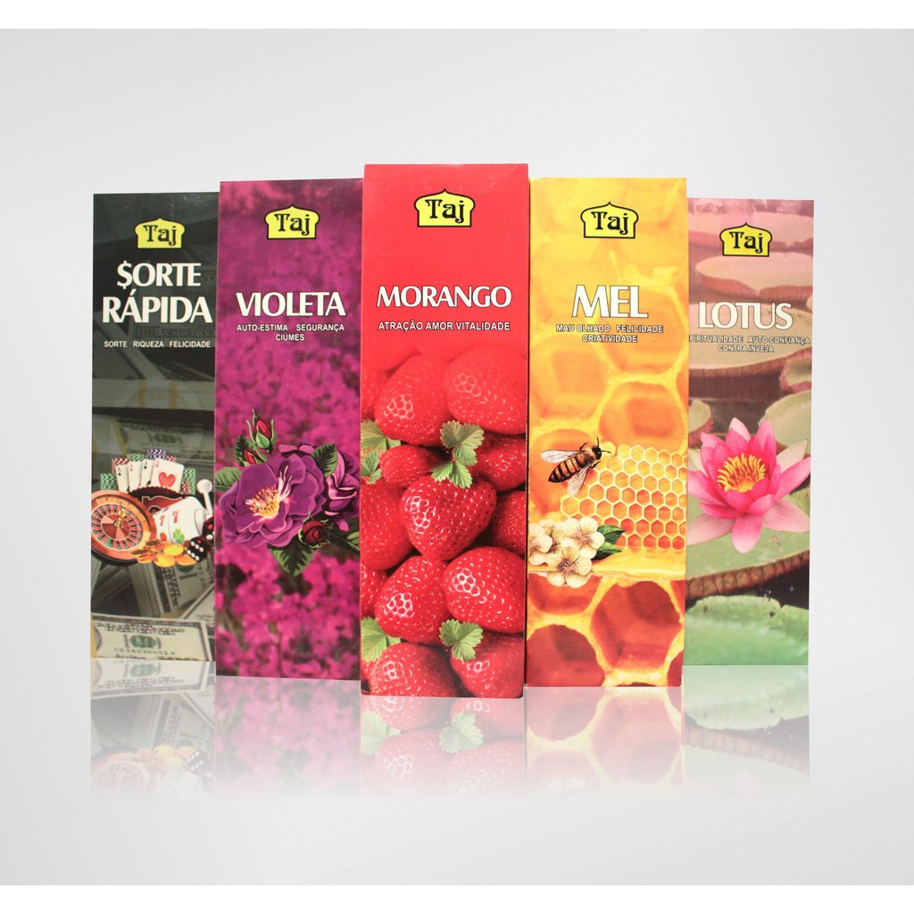 Kit 3 Incensos Indiano TAJ, Escolha o Aroma! em Oferta na Shopee