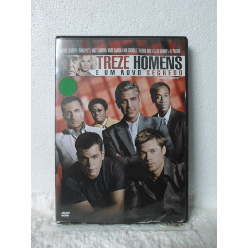 Dvd Treze Homens e Um Novo Segredo - Original - George Clooney - Brad Pitt