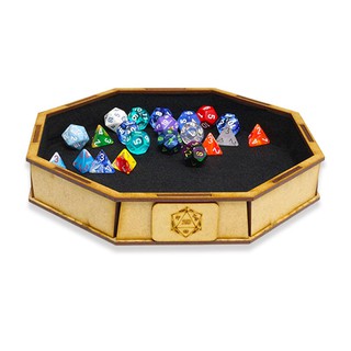 Bandeja de Dados Grande octogonal (D20) - RPG