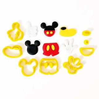 Kit Cortador de Biscoito mickey 4 Cm Mod1 em Oferta na Shopee