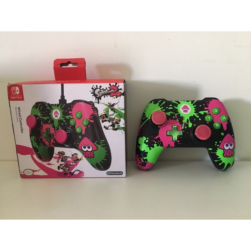 Pro Controller Switch - Splatoon - power A | Shopee Brasil