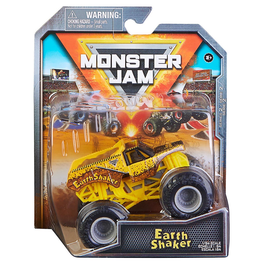 Carrinho Monster Jam - Escala 1:64 - Earth Shaker Legacy | Shopee Brasil