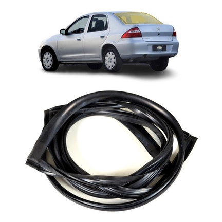 Borracha Vidro Traseiro Vigia Prisma 2006 A 2012 em Oferta na Shopee