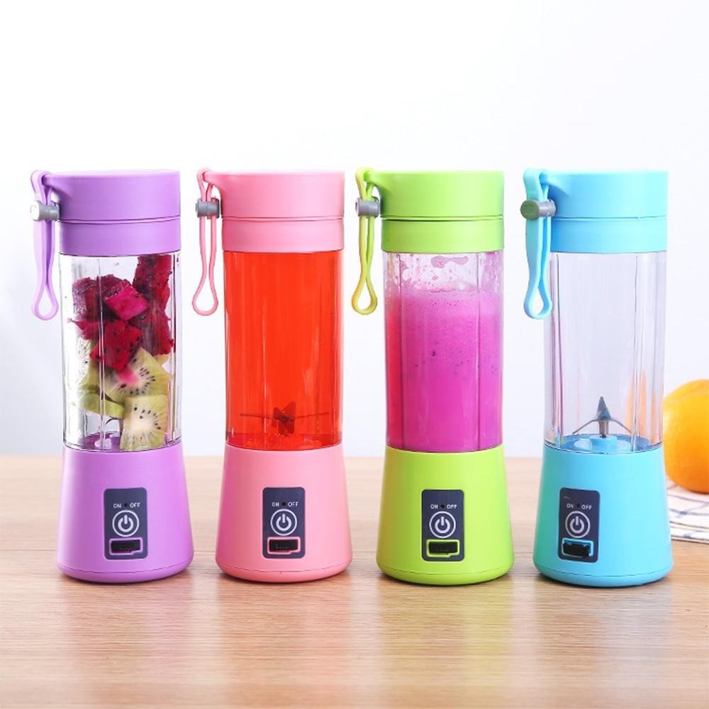 Mini Liquidificador Portatil Recarregável Shake 4 Lâminas | Shopee Brasil