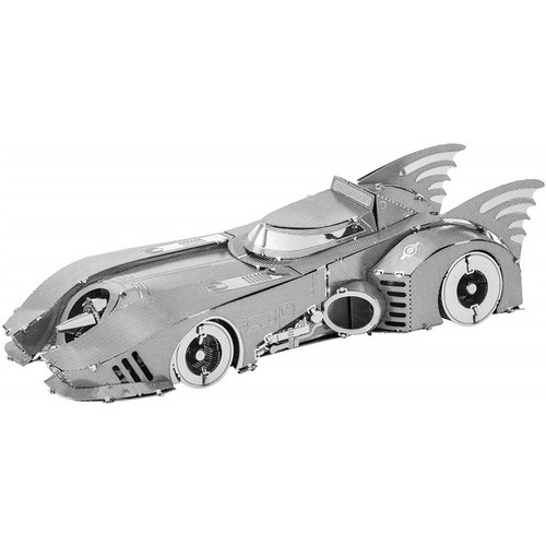 Quebra Cabeça Diy 3d Nano Metálico Carro Batmóvel Do Batman